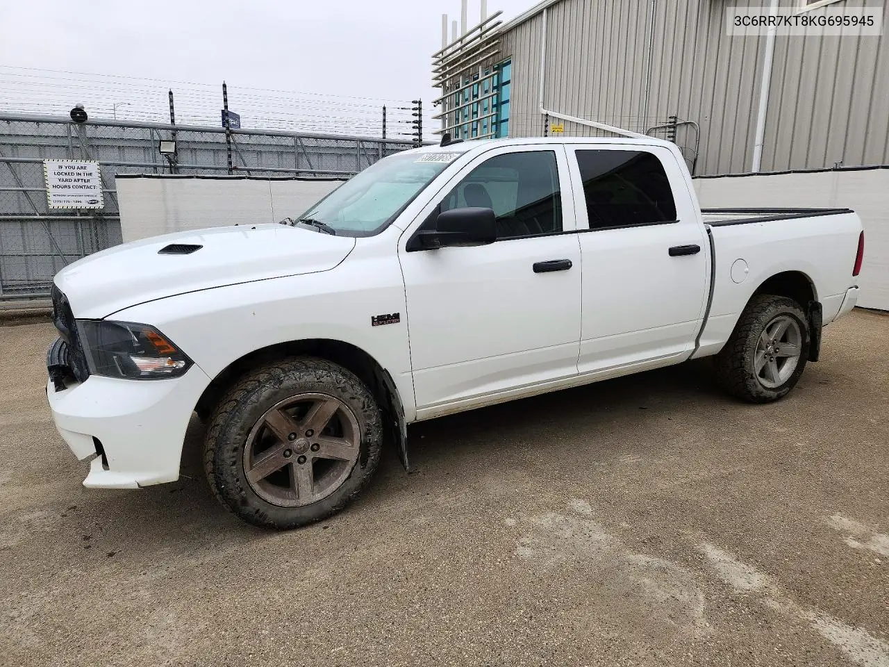 RAM 1500 2019, VIN 3C6RR7KT8KG695945
