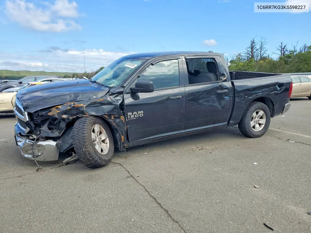 RAM 1500 2019, VIN 1C6RR7KG3KS598227