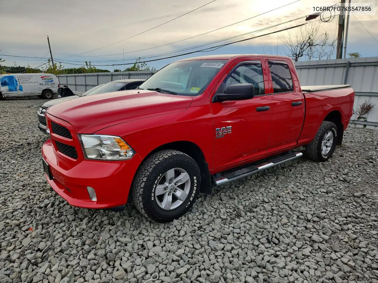 RAM 1500 2019, VIN 1C6RR7FG7KS547856