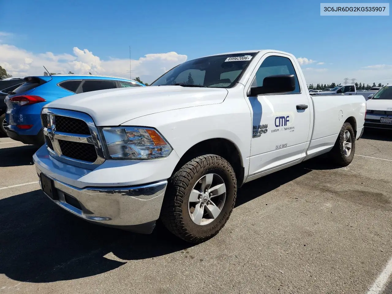 RAM 1500 2019, VIN 3C6JR6DG2KG535907