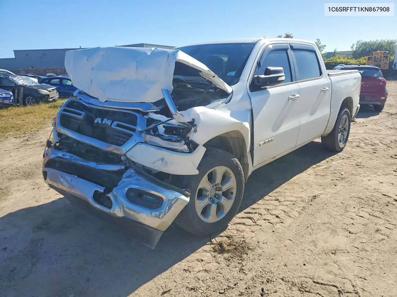 RAM 1500 2019, VIN 1C6SRFFT1KN867908