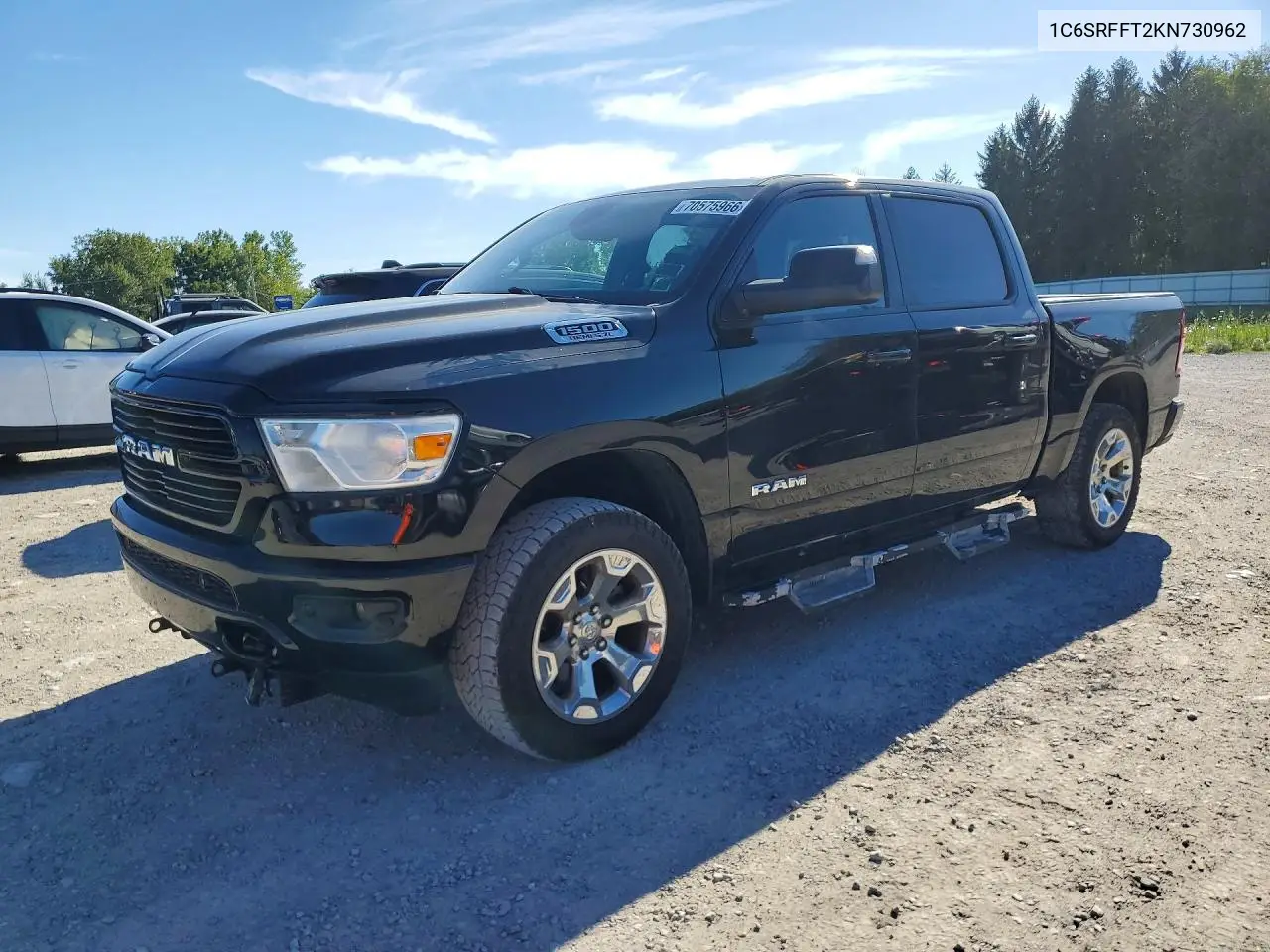 RAM 1500 2019, VIN 1C6SRFFT2KN730962