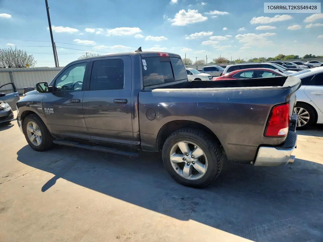 2019 RAM 1500 VIN 1C6RR6LT2KS549428 — фото 2