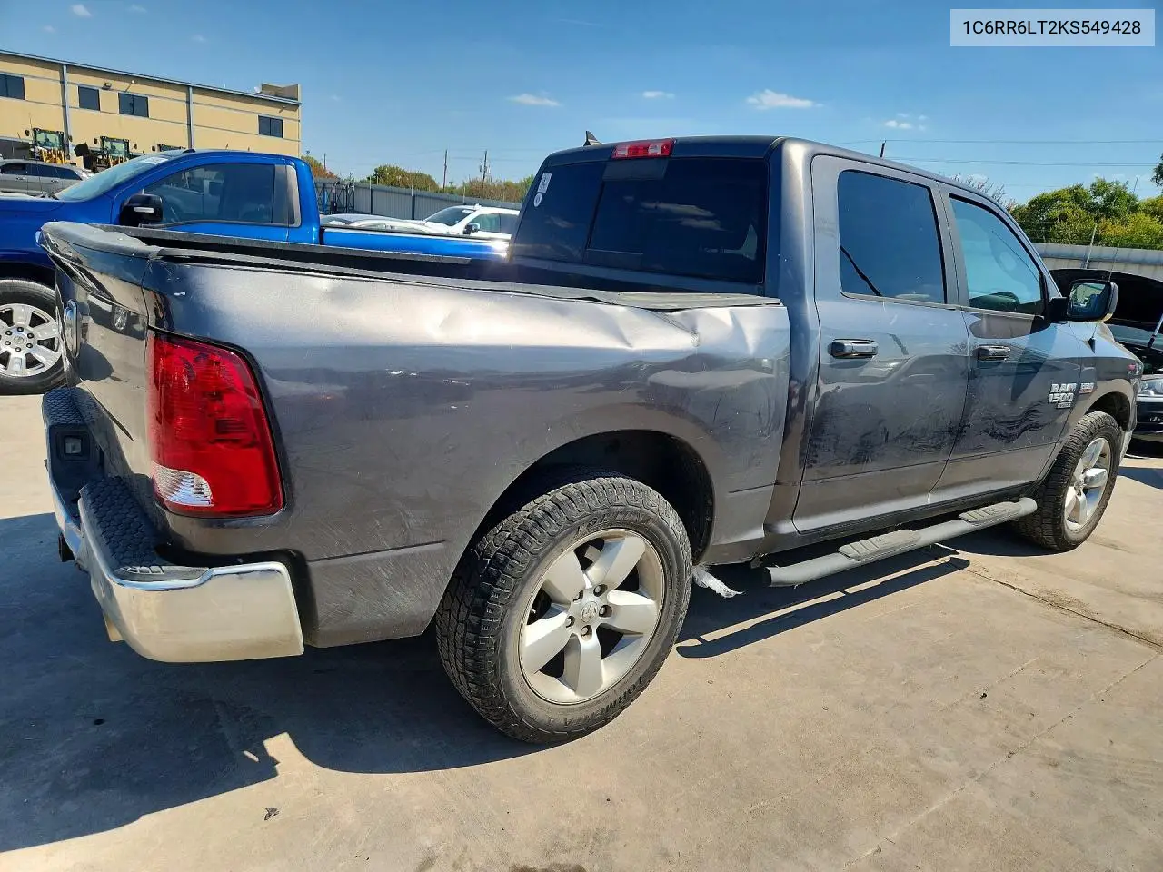 2019 RAM 1500 VIN 1C6RR6LT2KS549428 — фото 3