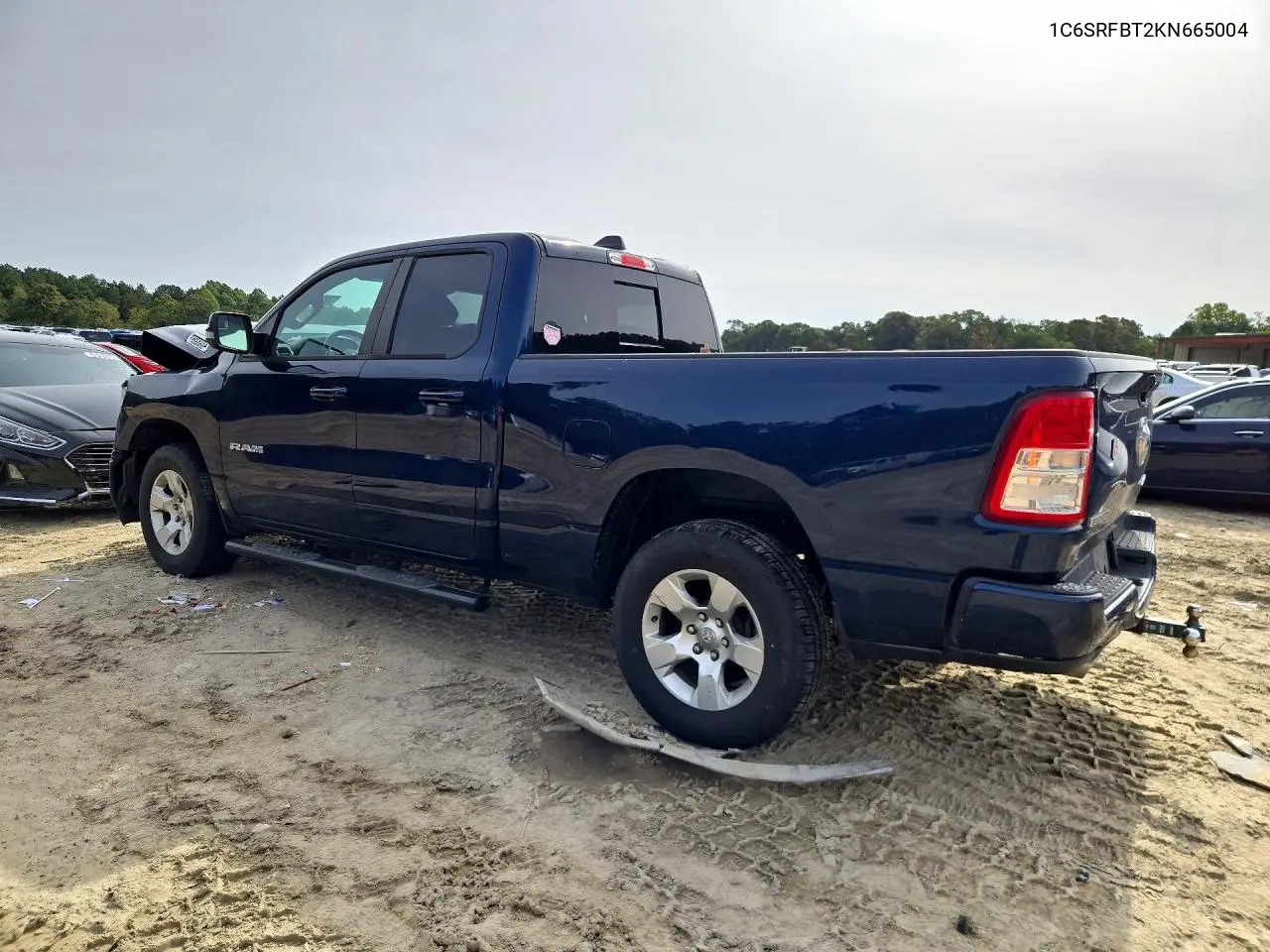 2019 RAM 1500 VIN 1C6SRFBT2KN665004 — фото 2