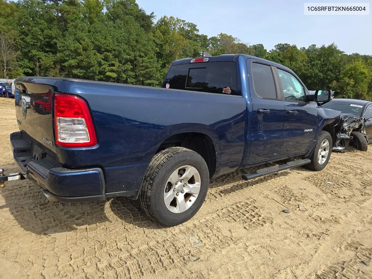 2019 RAM 1500 VIN 1C6SRFBT2KN665004 — фото 3
