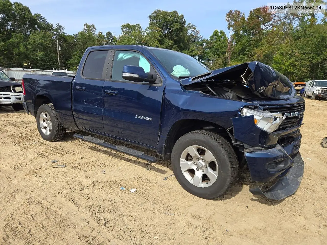 2019 RAM 1500 VIN 1C6SRFBT2KN665004 — фото 4
