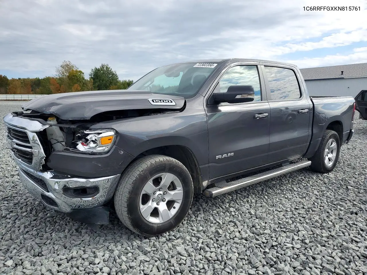RAM 1500 2019, VIN 1C6RRFFGXKN815761