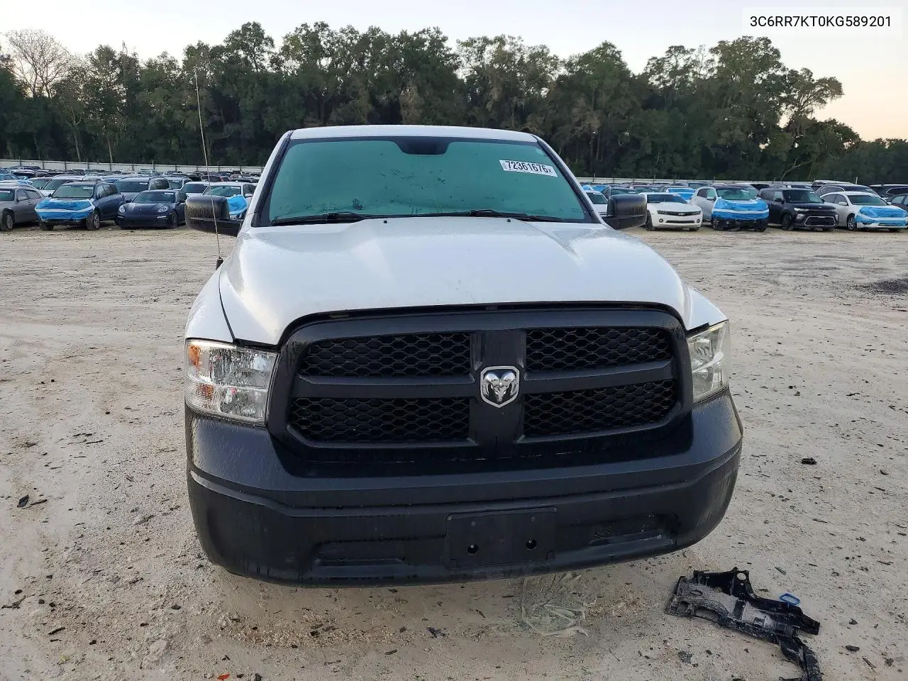 2019 RAM 1500 VIN 3C6RR7KT0KG589201 — фото 5