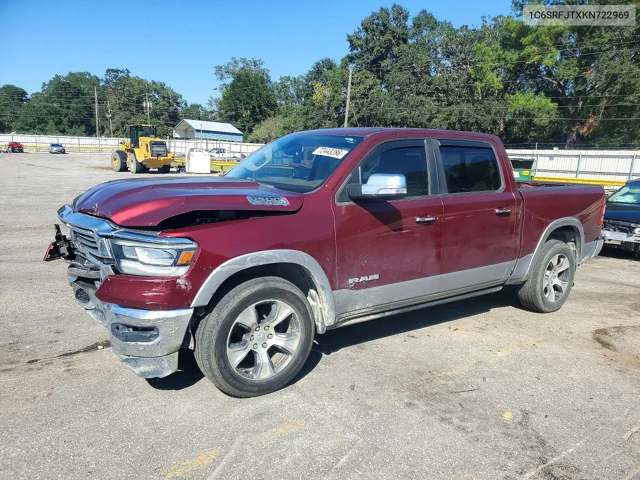 RAM 1500 2019, VIN 1C6SRFJTXKN722969