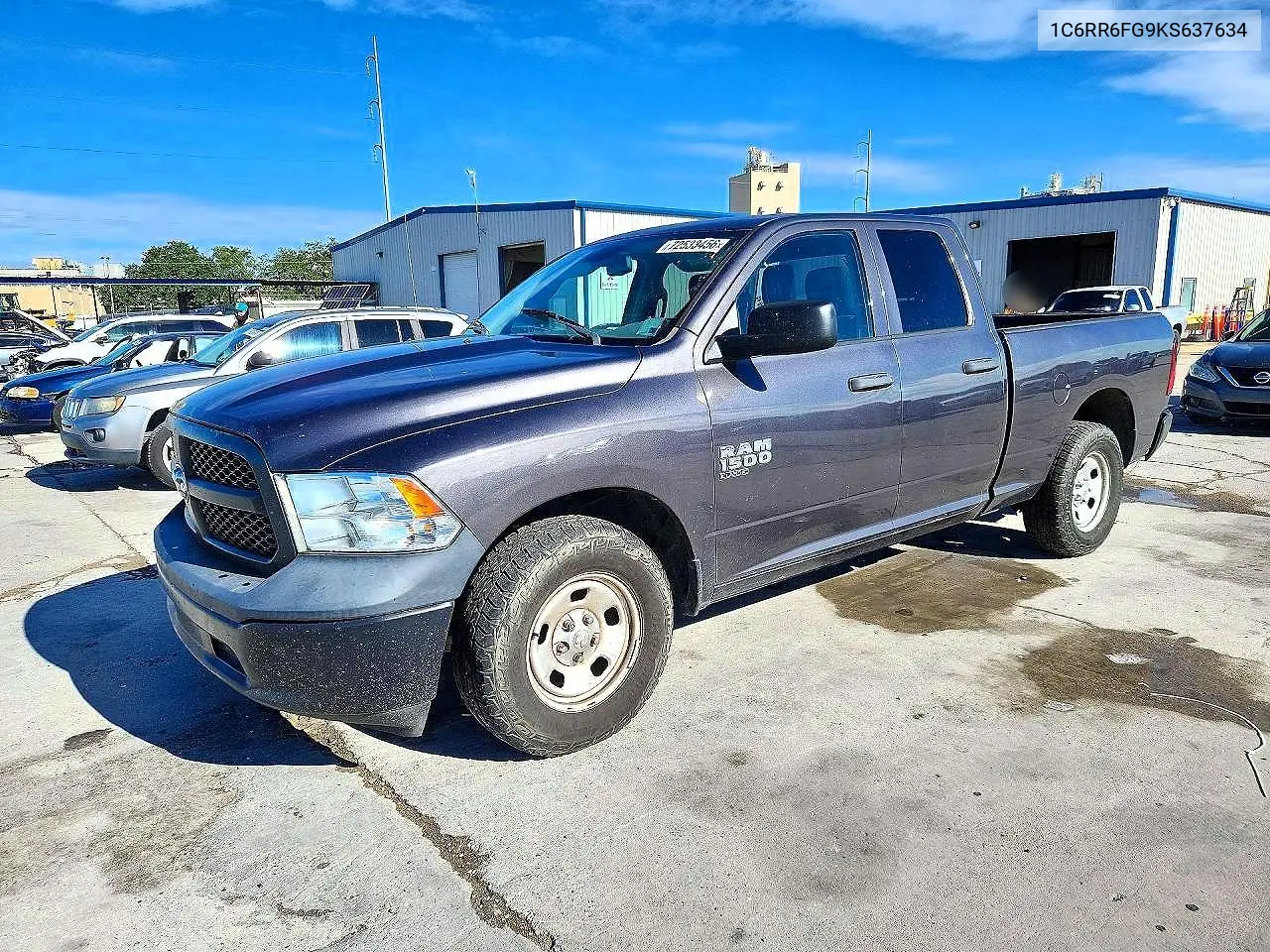 RAM 1500 2019, VIN 1C6RR6FG9KS637634