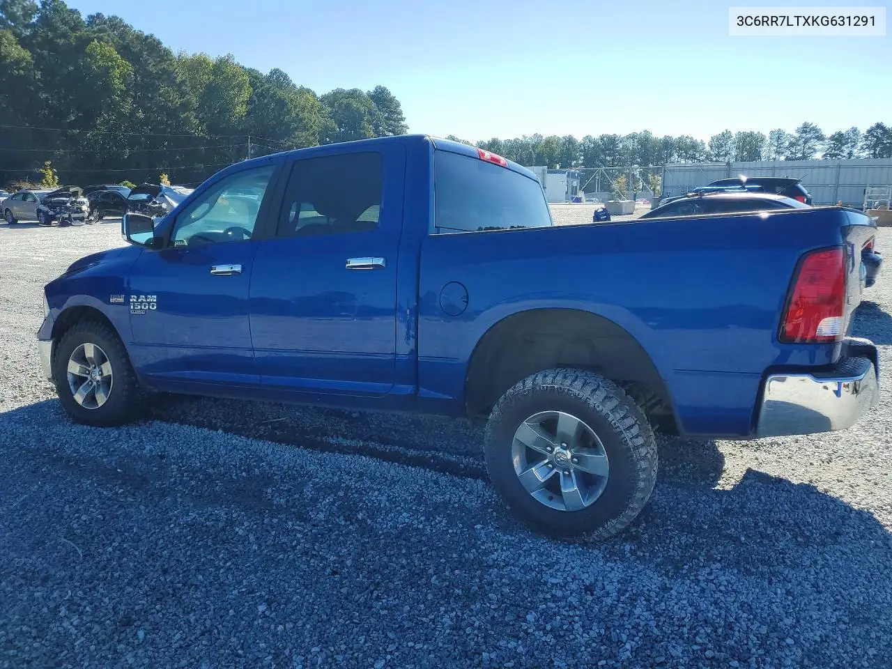RAM 1500 2019, VIN 3C6RR7LTXKG631291