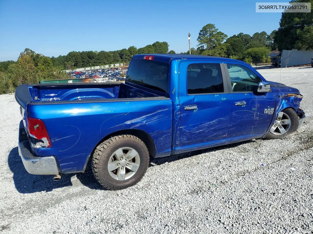 2019 RAM 1500 VIN 3C6RR7LTXKG631291 — фото 3