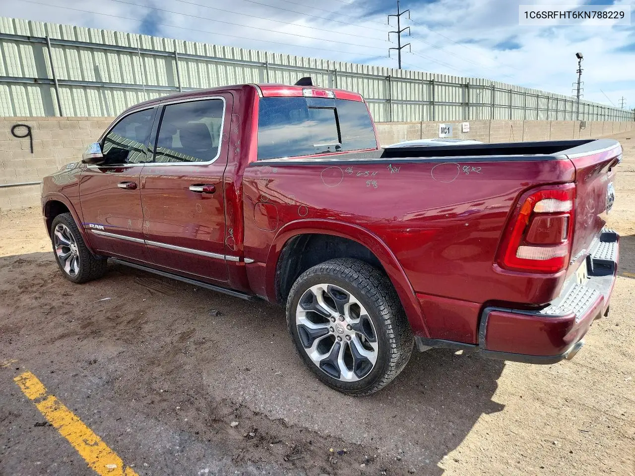 RAM 1500 2019, VIN 1C6SRFHT6KN788229