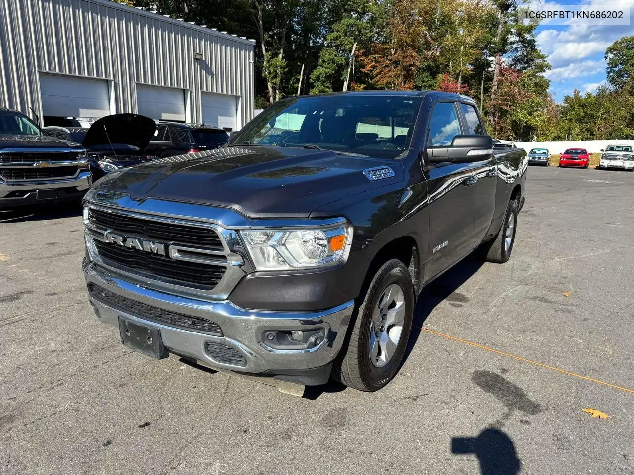 RAM 1500 2019, VIN 1C6SRFBT1KN686202