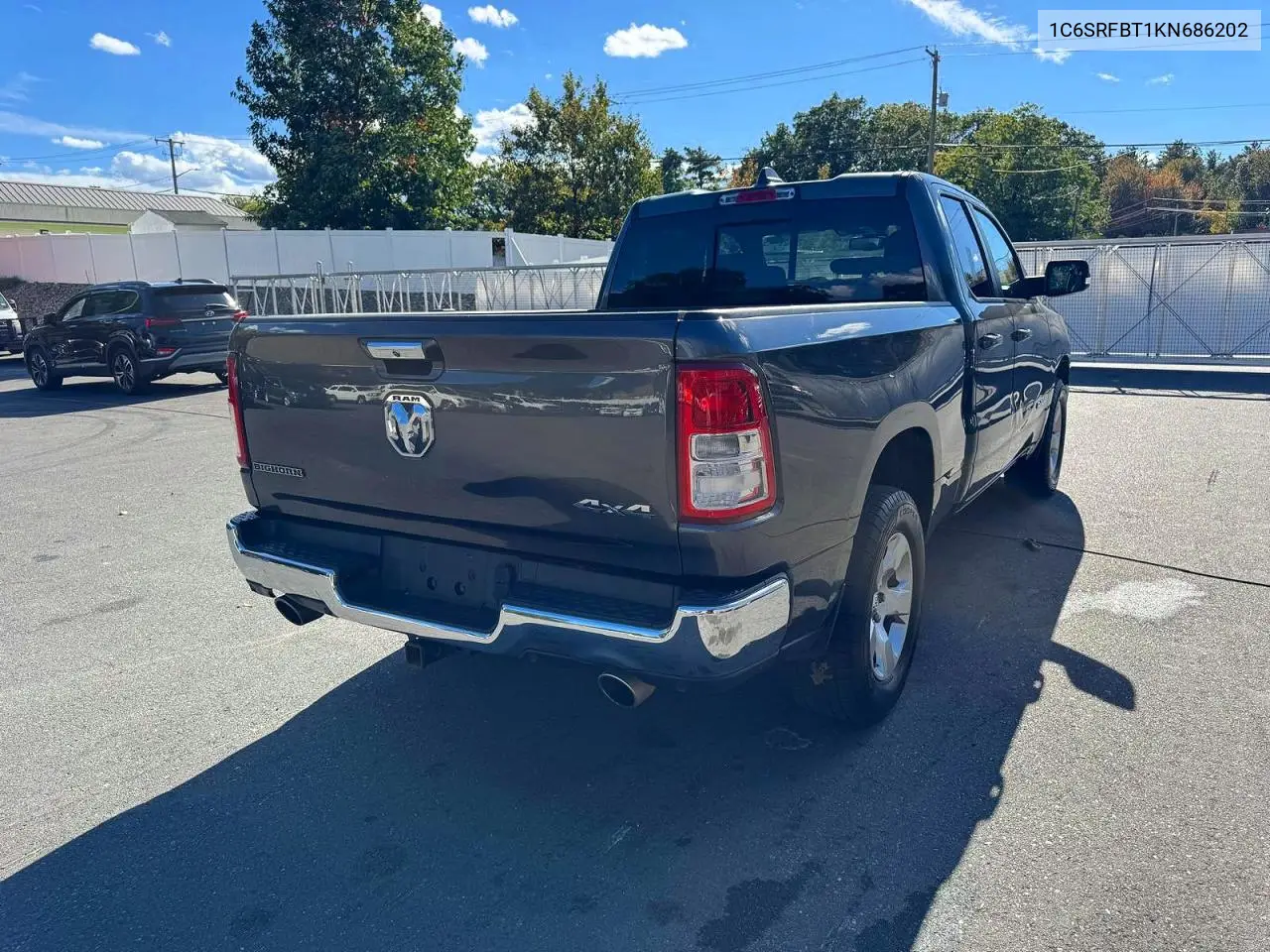2019 RAM 1500 VIN 1C6SRFBT1KN686202 — фото 3