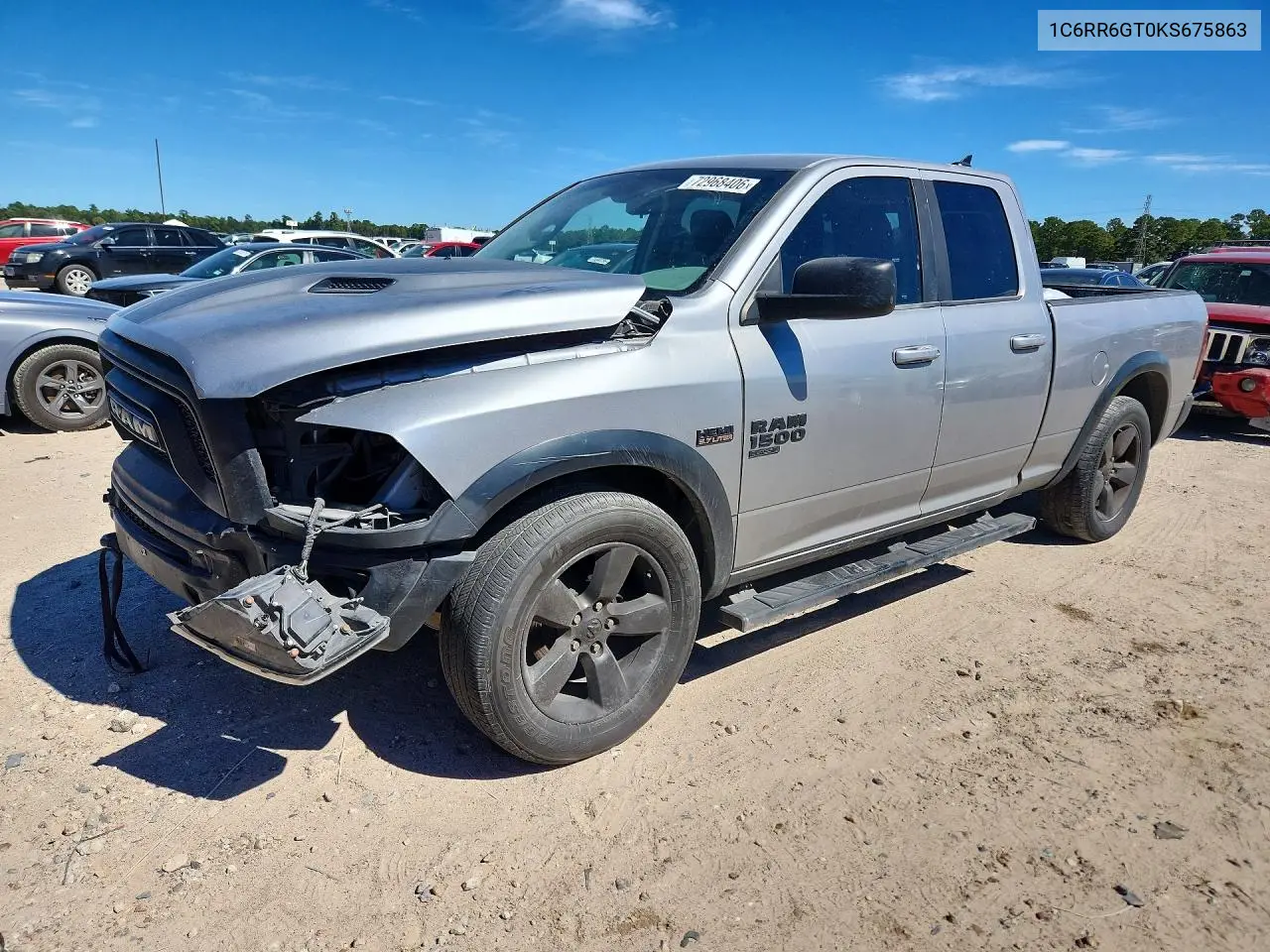 RAM 1500 2019, VIN 1C6RR6GT0KS675863