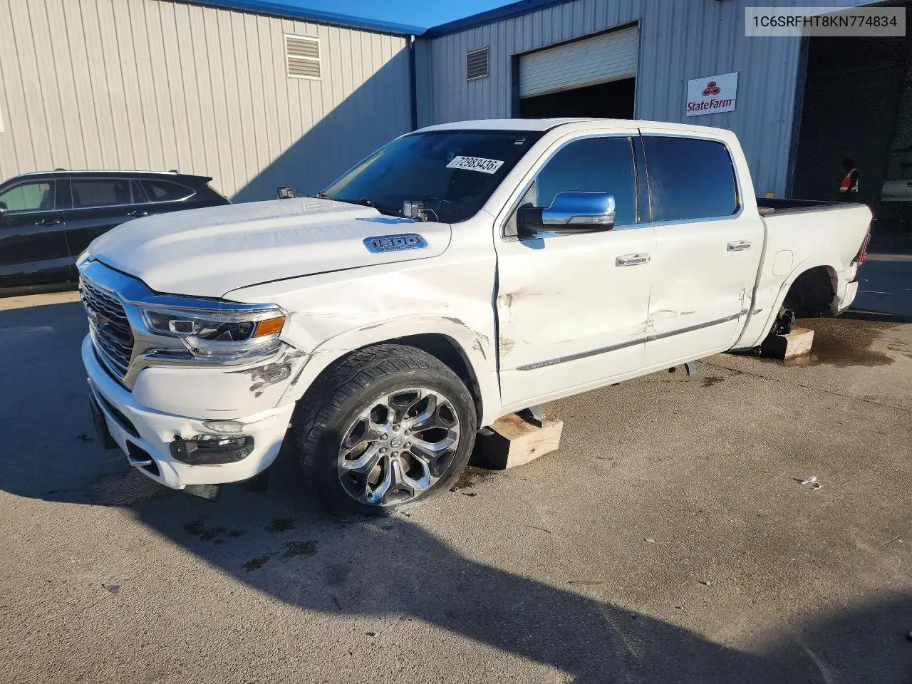 RAM 1500 2019, VIN 1C6SRFHT8KN774834