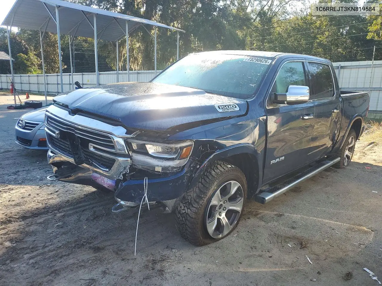 RAM 1500 2019, VIN 1C6RREJT3KN819584