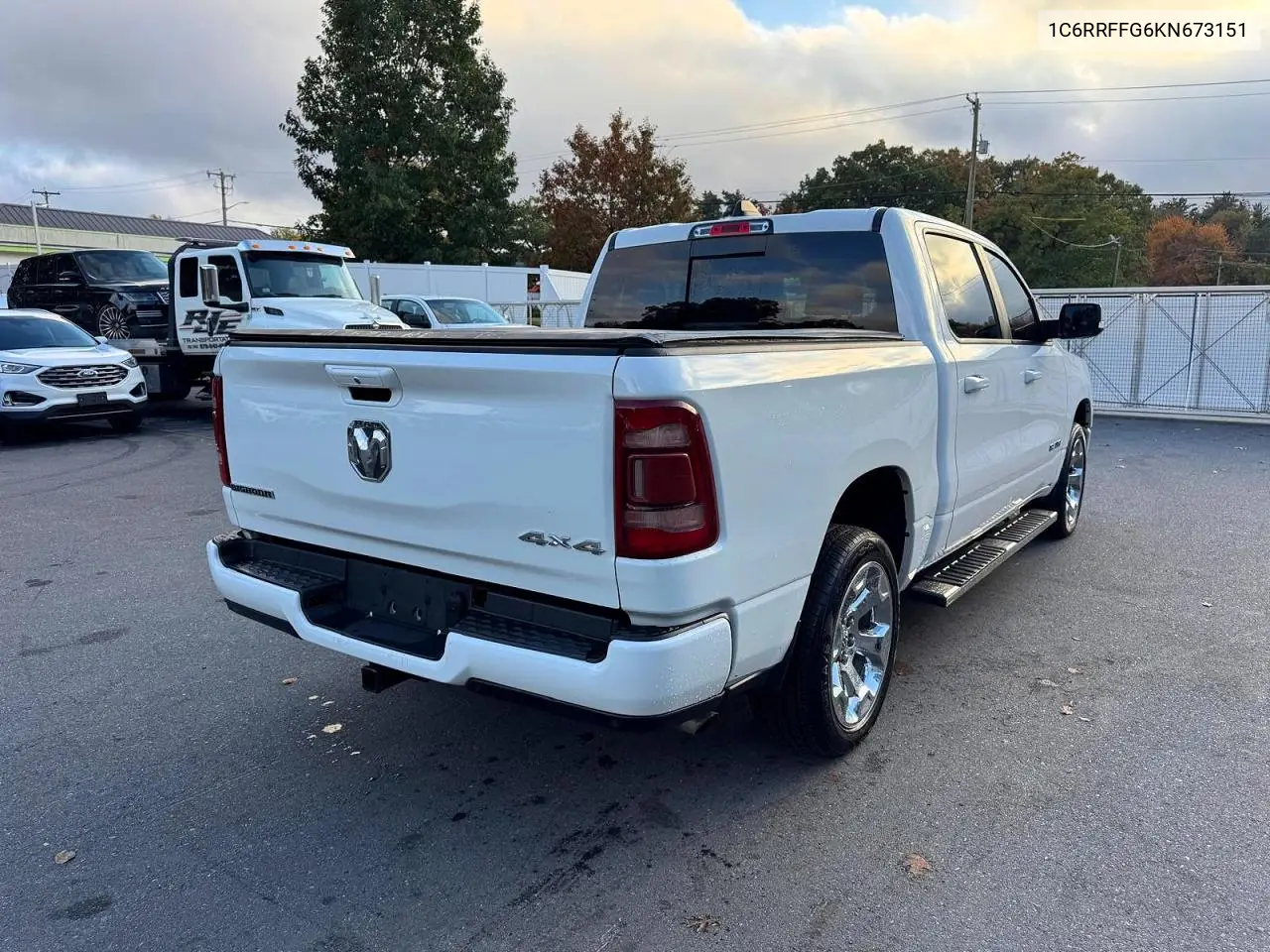 2019 RAM 1500 VIN 1C6RRFFG6KN673151 — фото 3