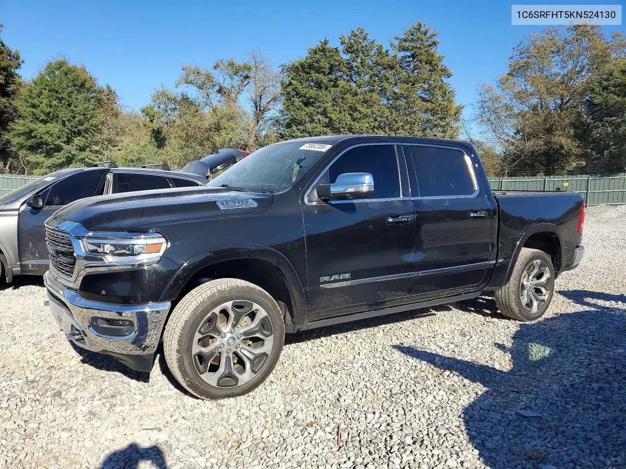 RAM 1500 2019, VIN 1C6SRFHT5KN524130