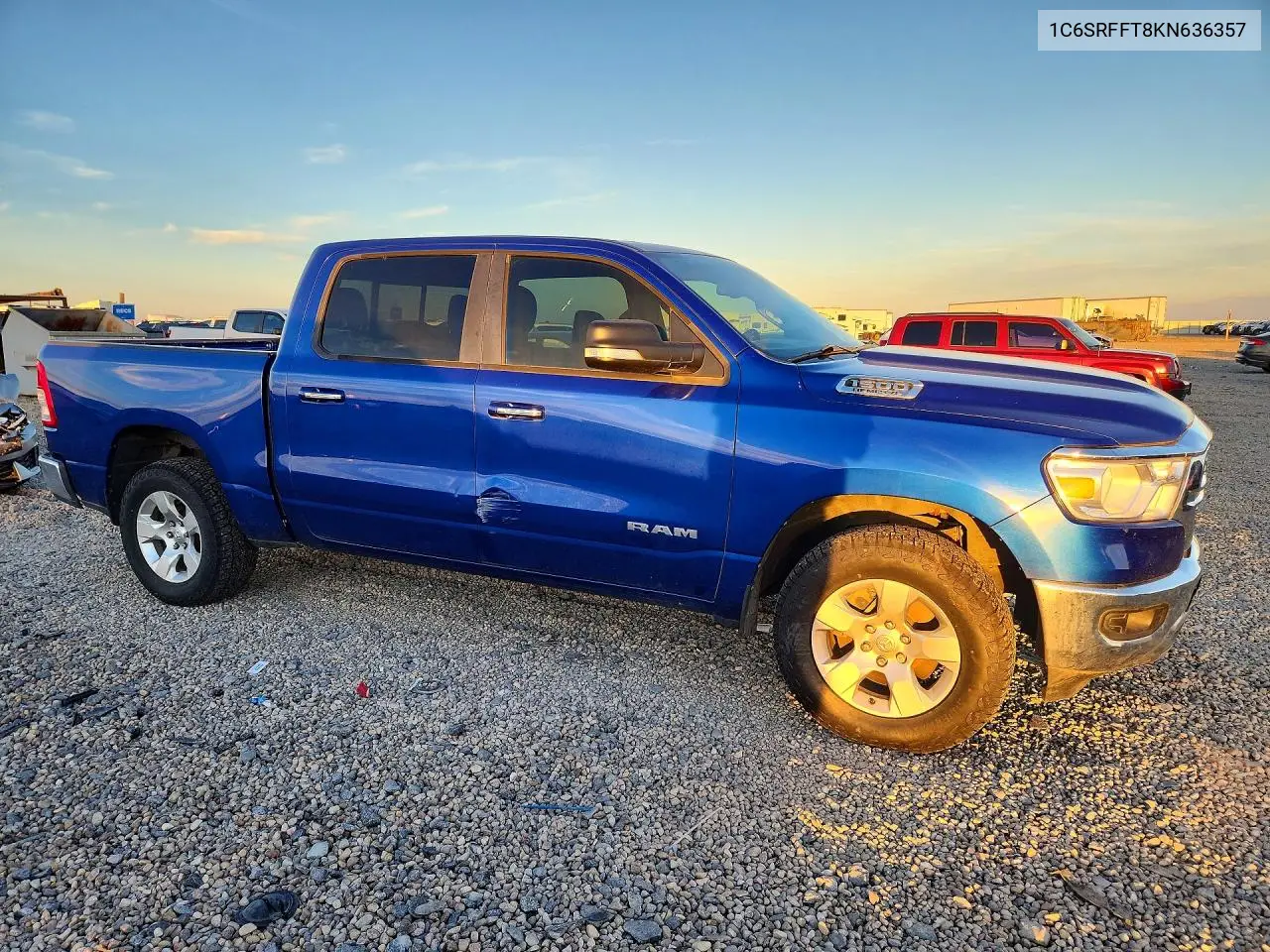 RAM 1500 2019, VIN 1C6SRFFT8KN636357