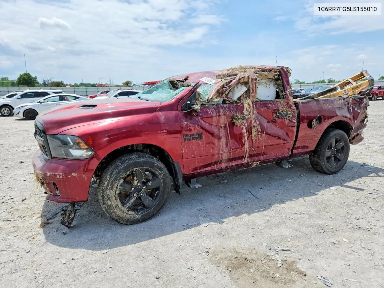 RAM 1500 2020, VIN 1C6RR7FG5LS155010