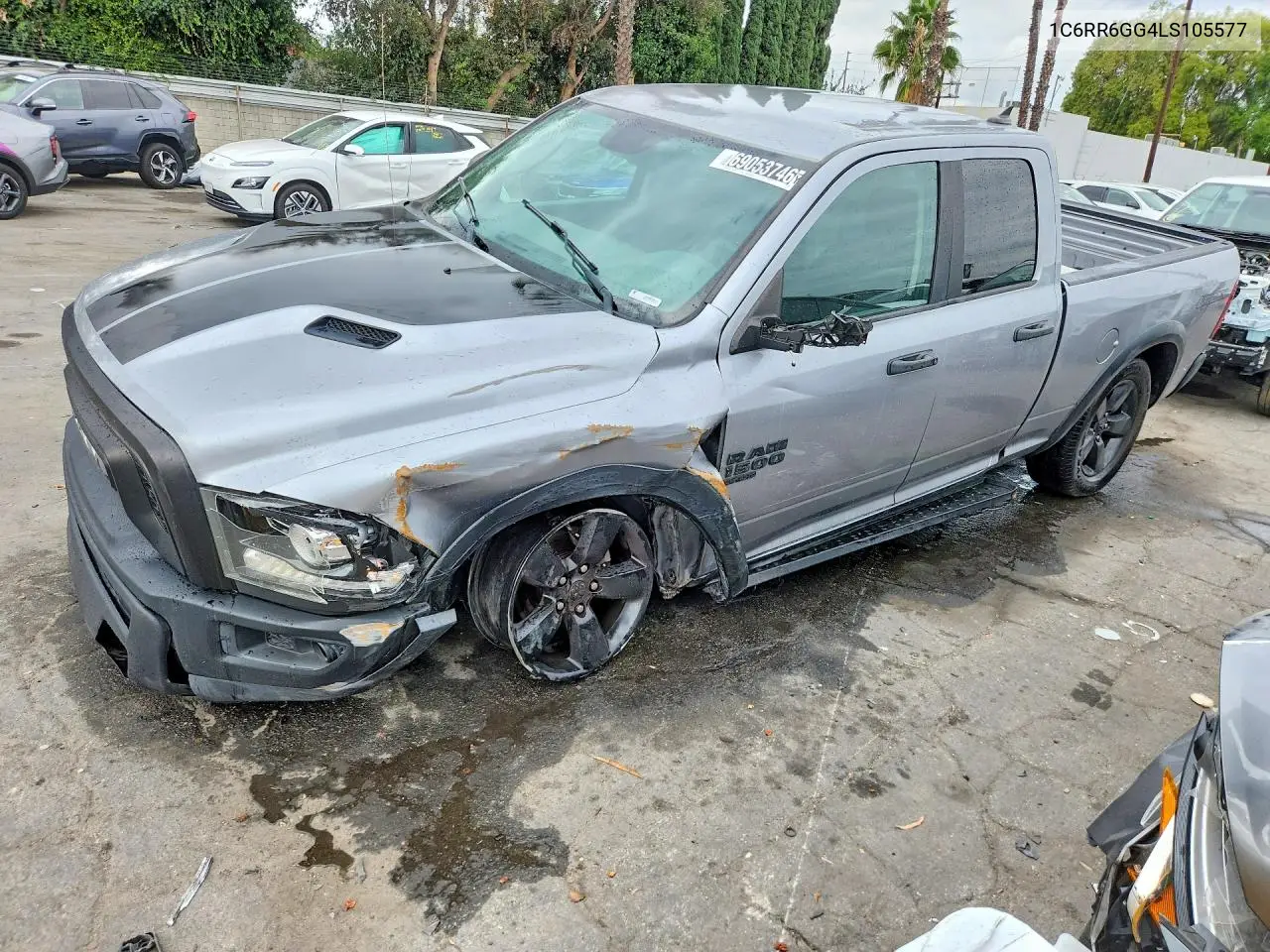 RAM 1500 2020, VIN 1C6RR6GG4LS105577
