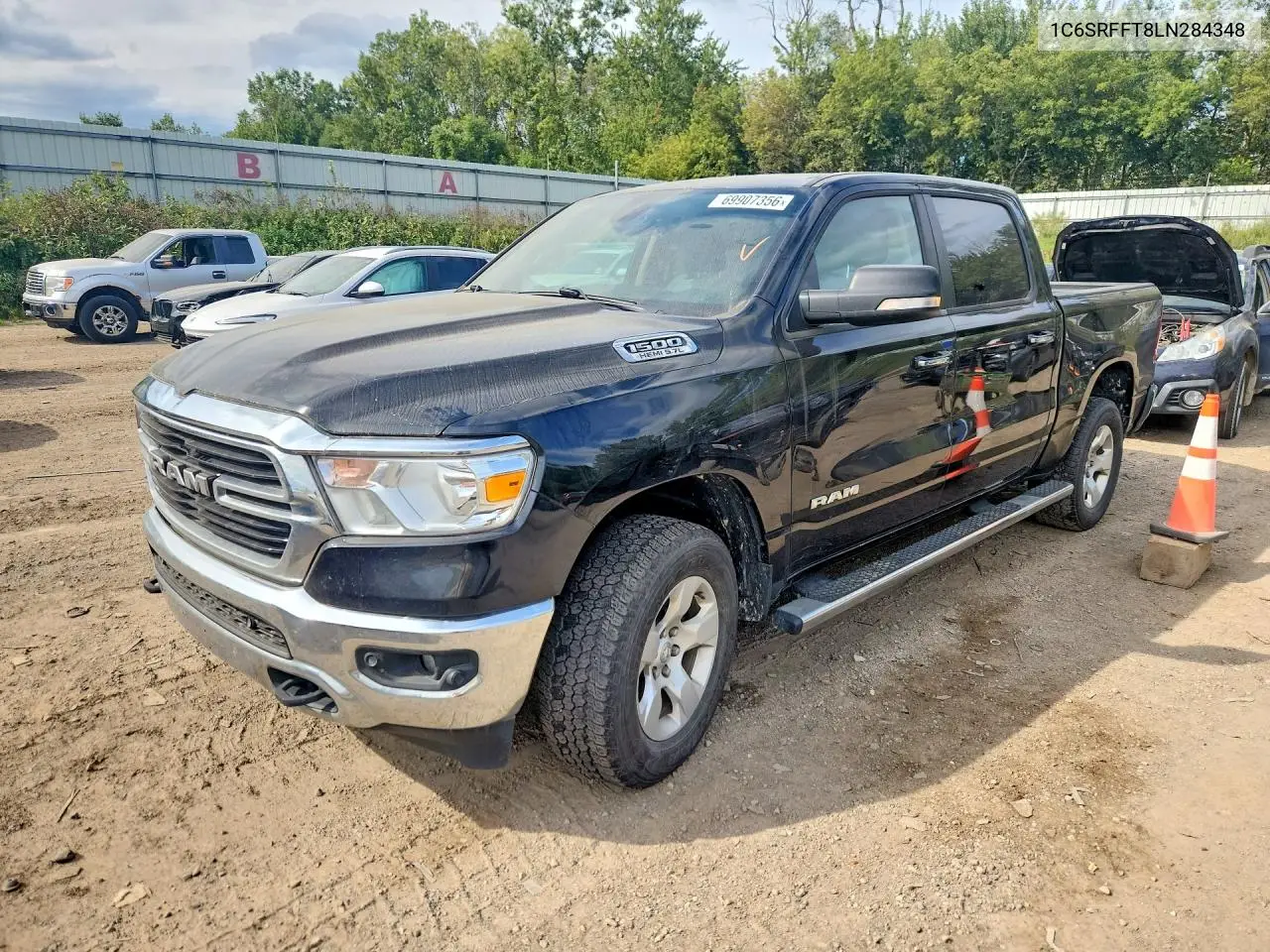 RAM 1500 2020, VIN 1C6SRFFT8LN284348