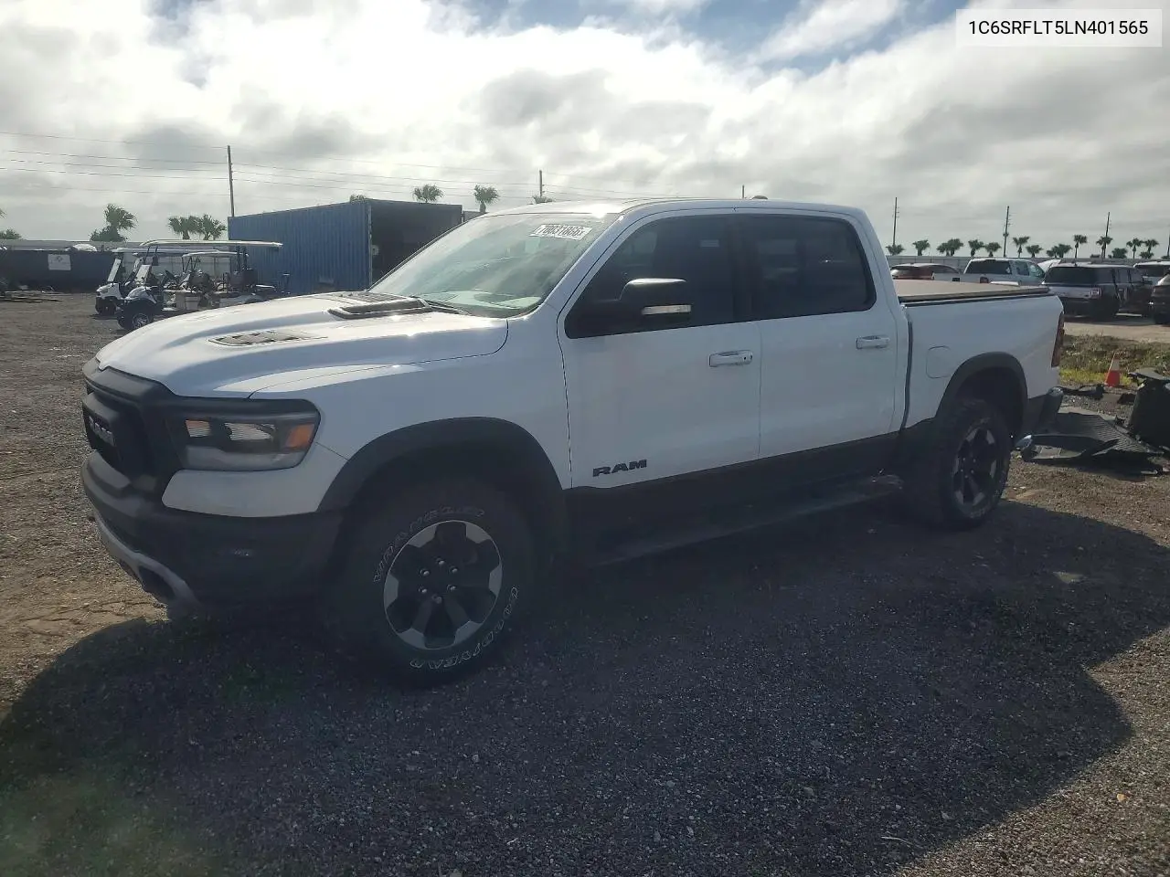 RAM 1500 2020, VIN 1C6SRFLT5LN401565
