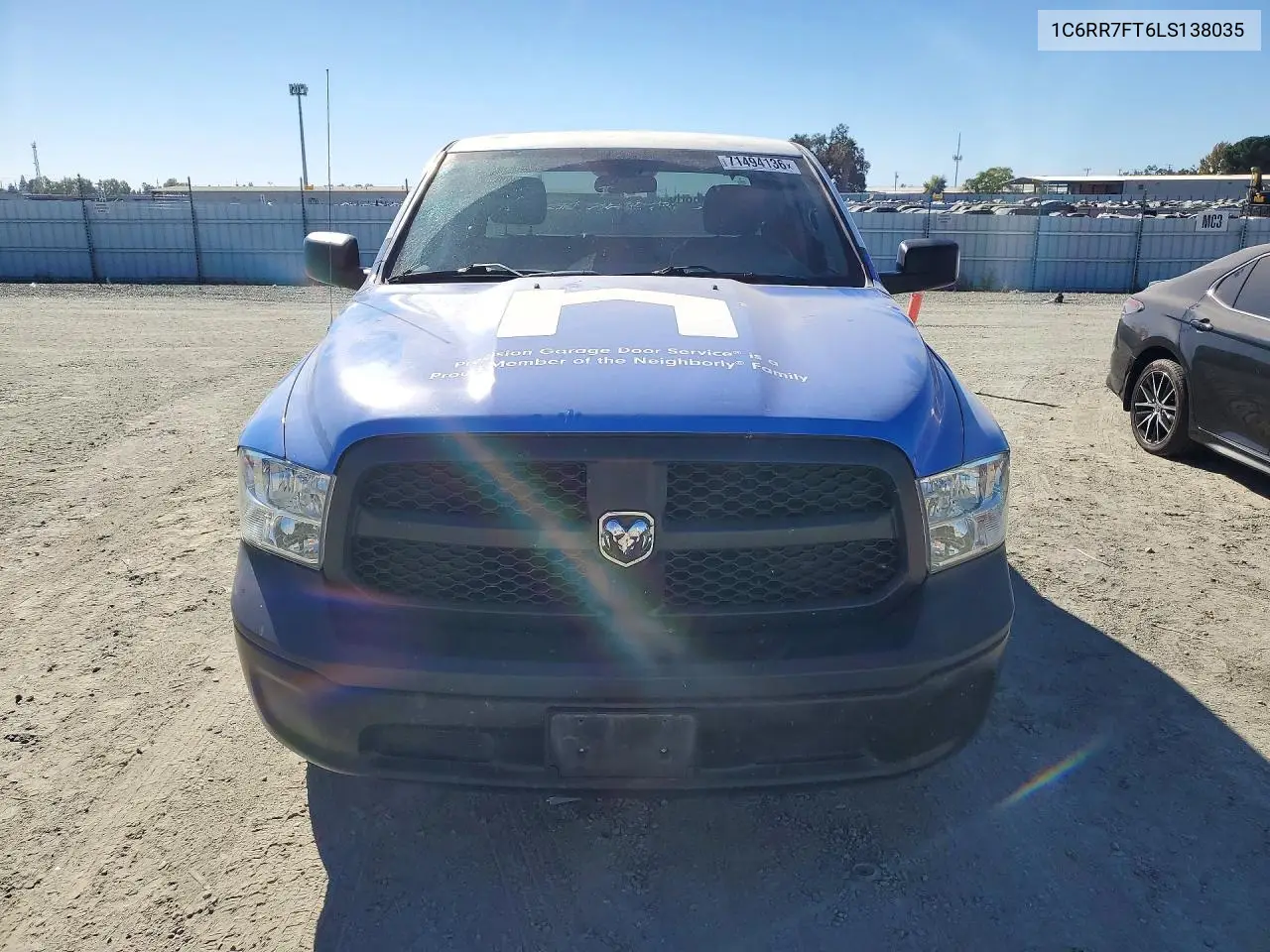 2020 RAM 1500 VIN 1C6RR7FT6LS138035 — фото 5