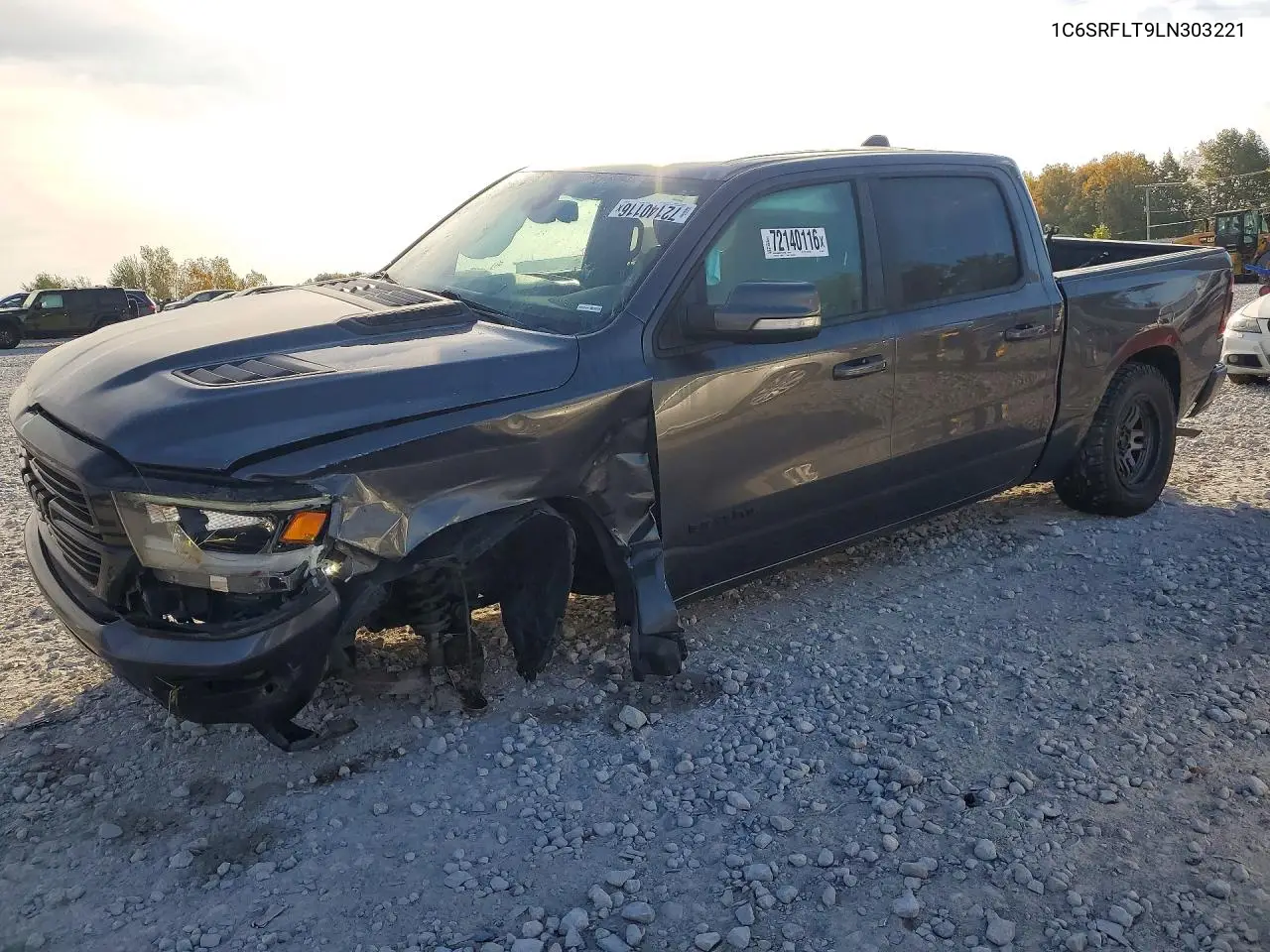RAM 1500 2020, VIN 1C6SRFLT9LN303221