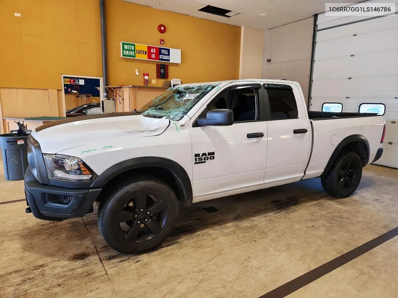 RAM 1500 2020, VIN 1C6RR7GG1LS146786