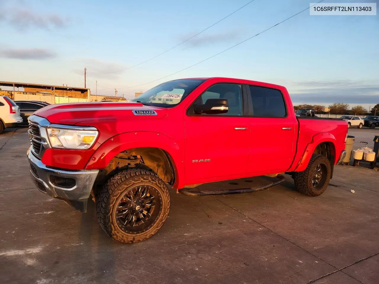 RAM 1500 2020, VIN 1C6SRFFT2LN113403
