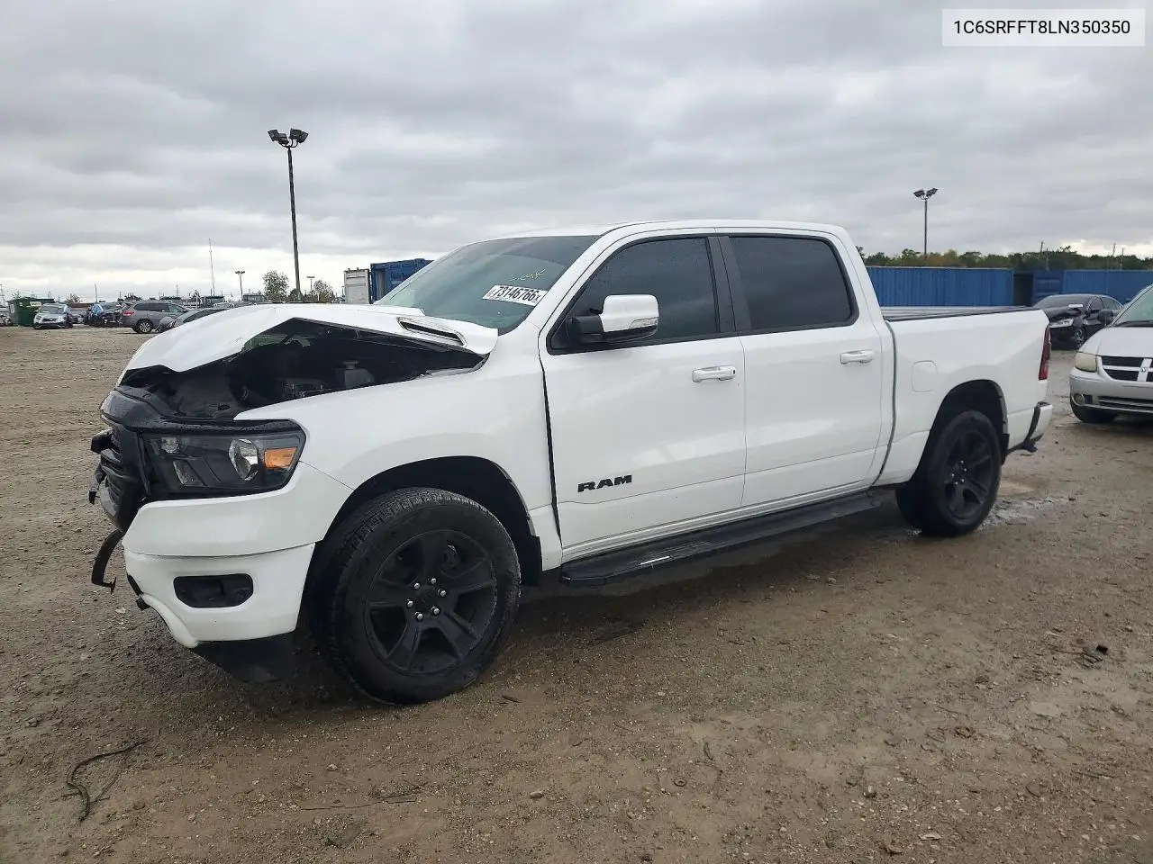 RAM 1500 2020, VIN 1C6SRFFT8LN350350