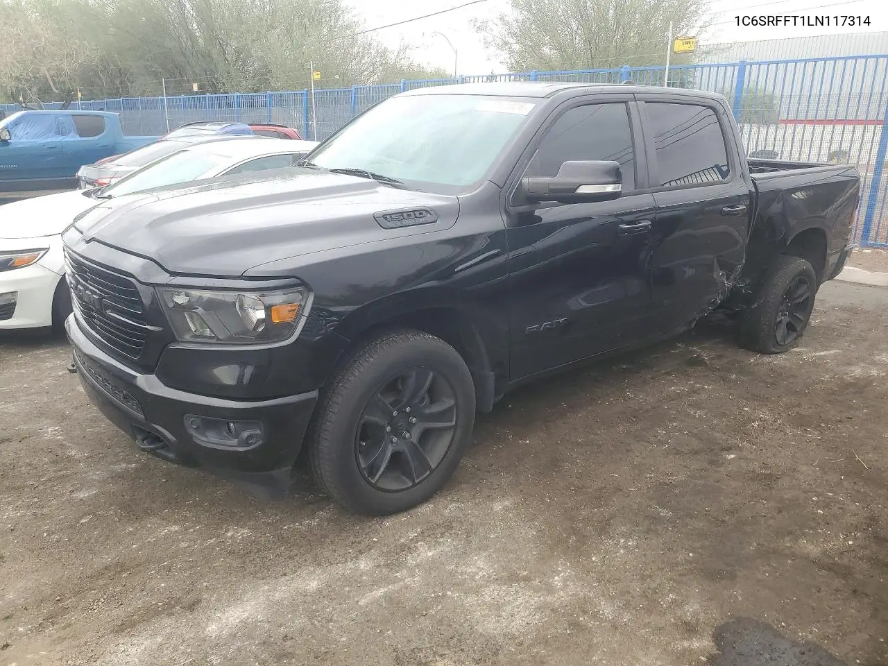 RAM 1500 2020, VIN 1C6SRFFT1LN117314