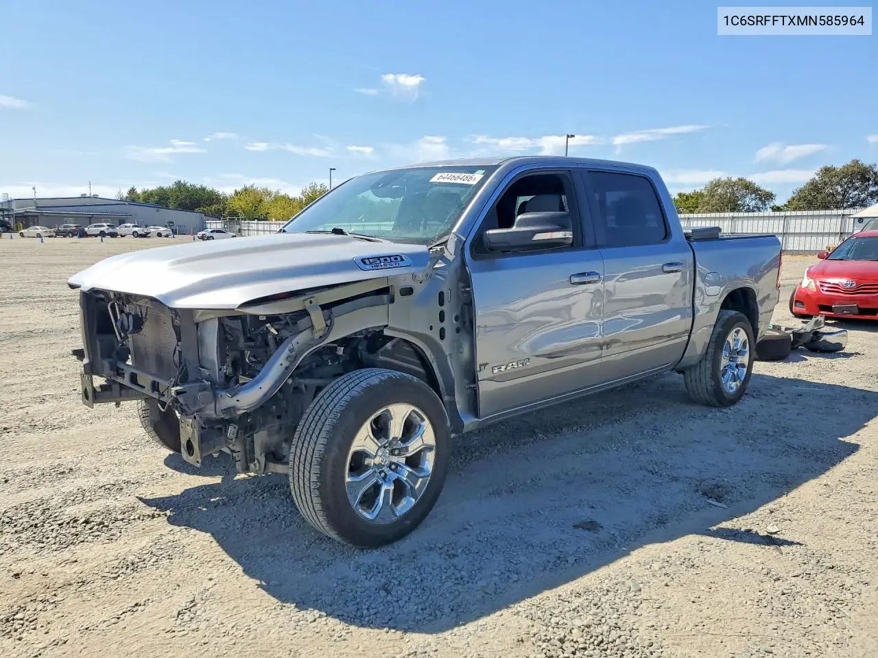 RAM 1500 2021, VIN 1C6SRFFTXMN585964