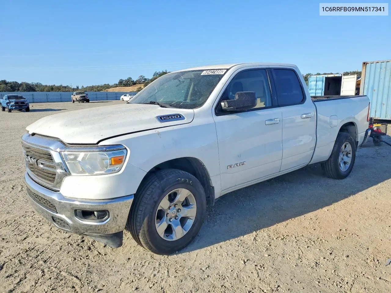 RAM 1500 2021, VIN 1C6RRFBG9MN517341