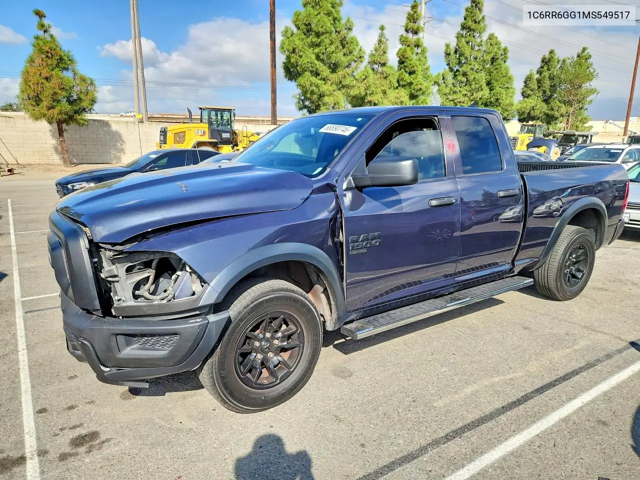 RAM 1500 2021, VIN 1C6RR6GG1MS549517