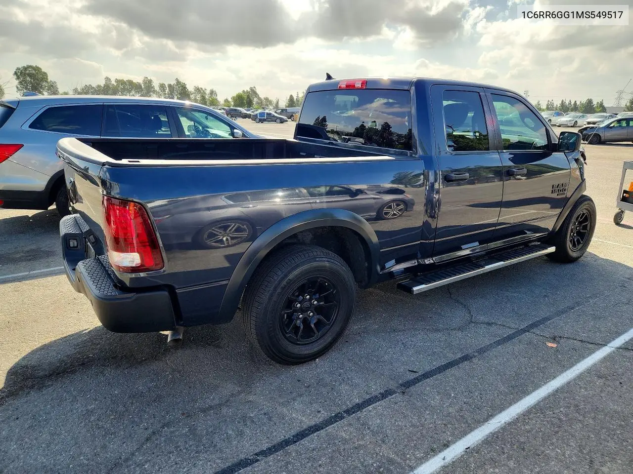 2021 RAM 1500 VIN 1C6RR6GG1MS549517 — фото 3