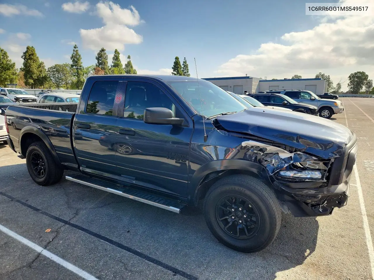2021 RAM 1500 VIN 1C6RR6GG1MS549517 — фото 4