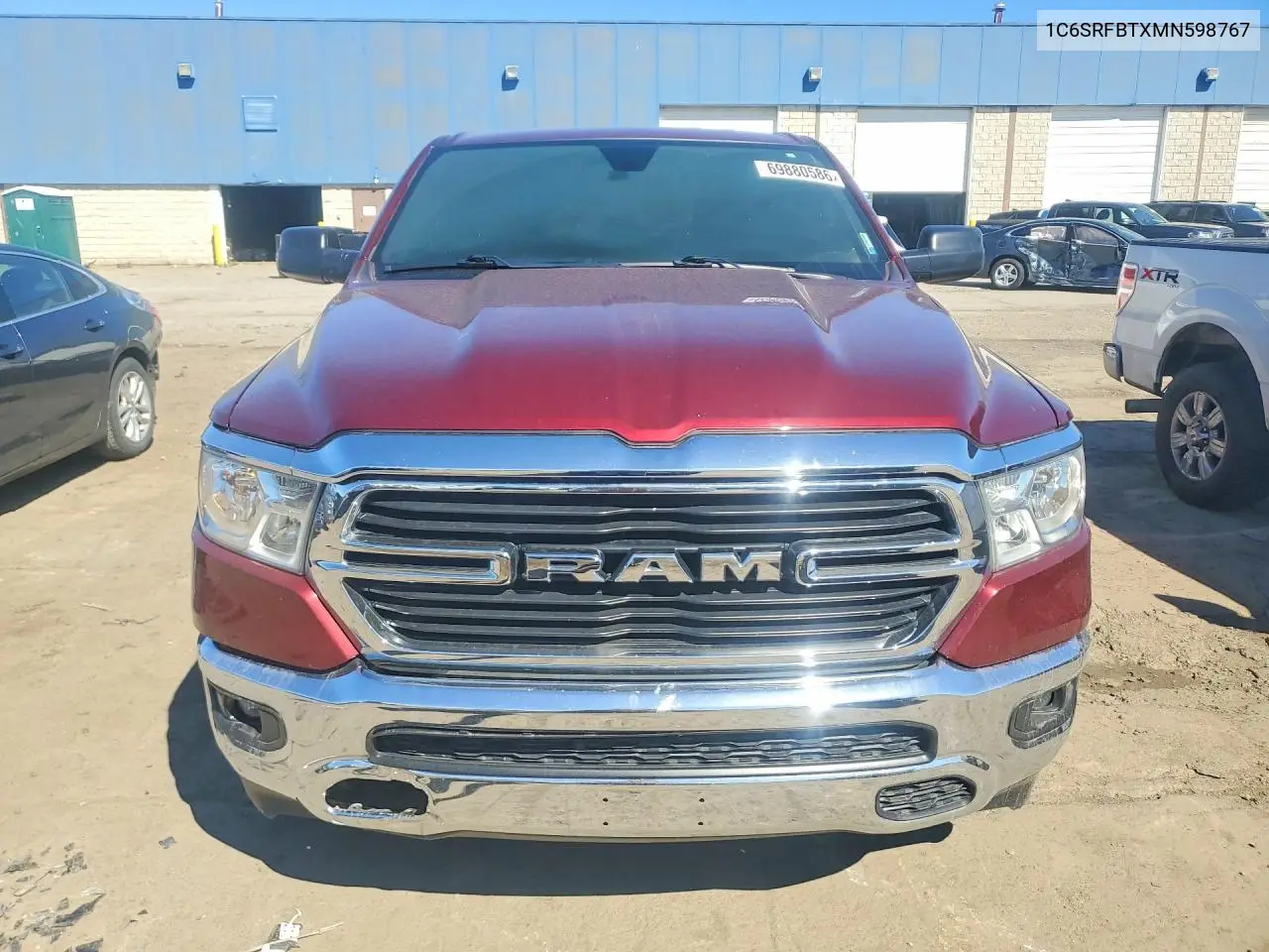 2021 RAM 1500 VIN 1C6SRFBTXMN598767 — фото 5