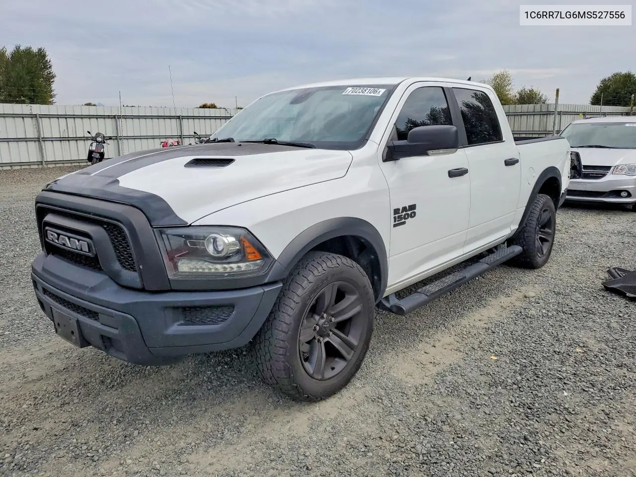 RAM 1500 2021, VIN 1C6RR7LG6MS527556