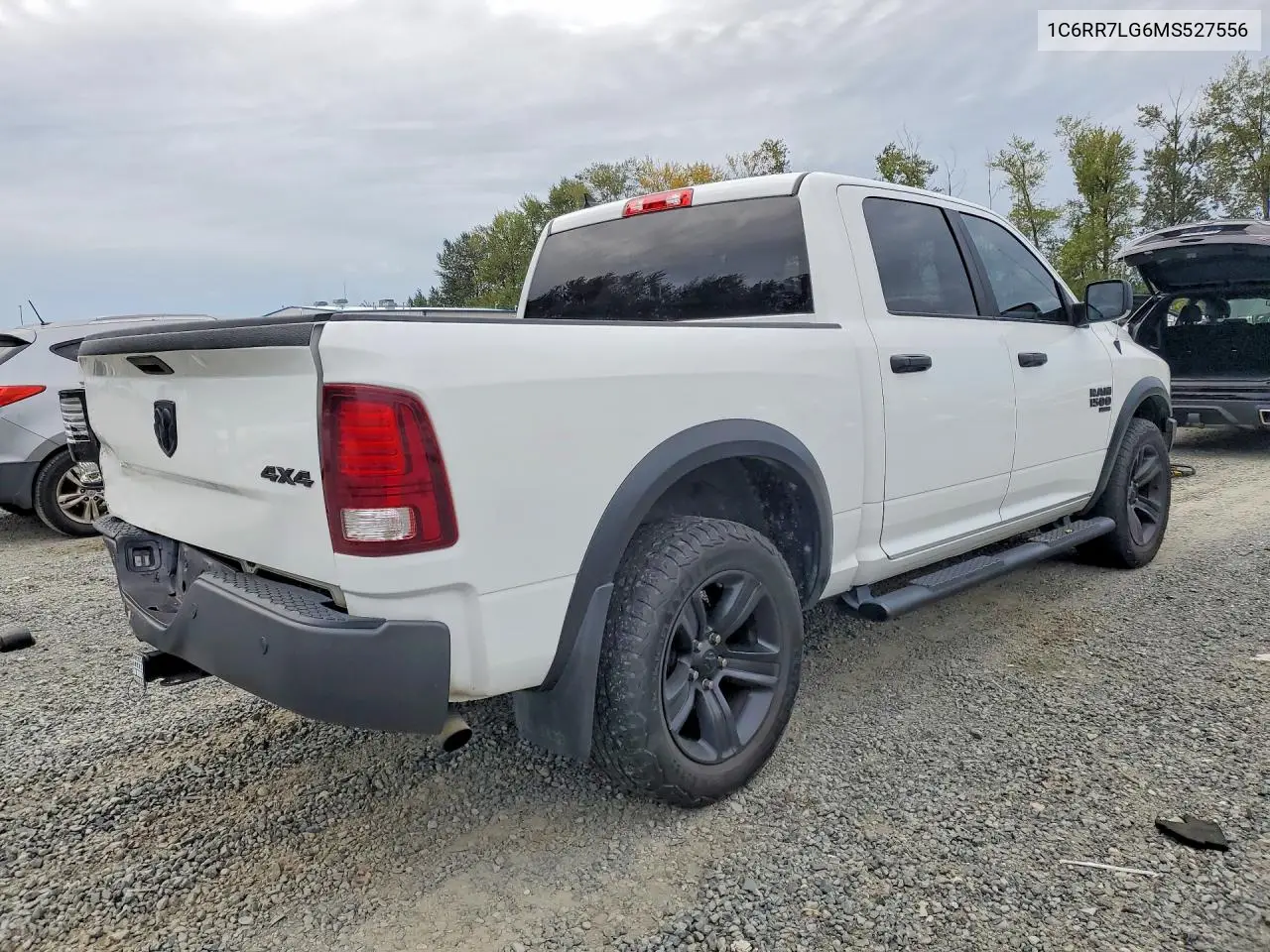 2021 RAM 1500 VIN 1C6RR7LG6MS527556 — фото 3
