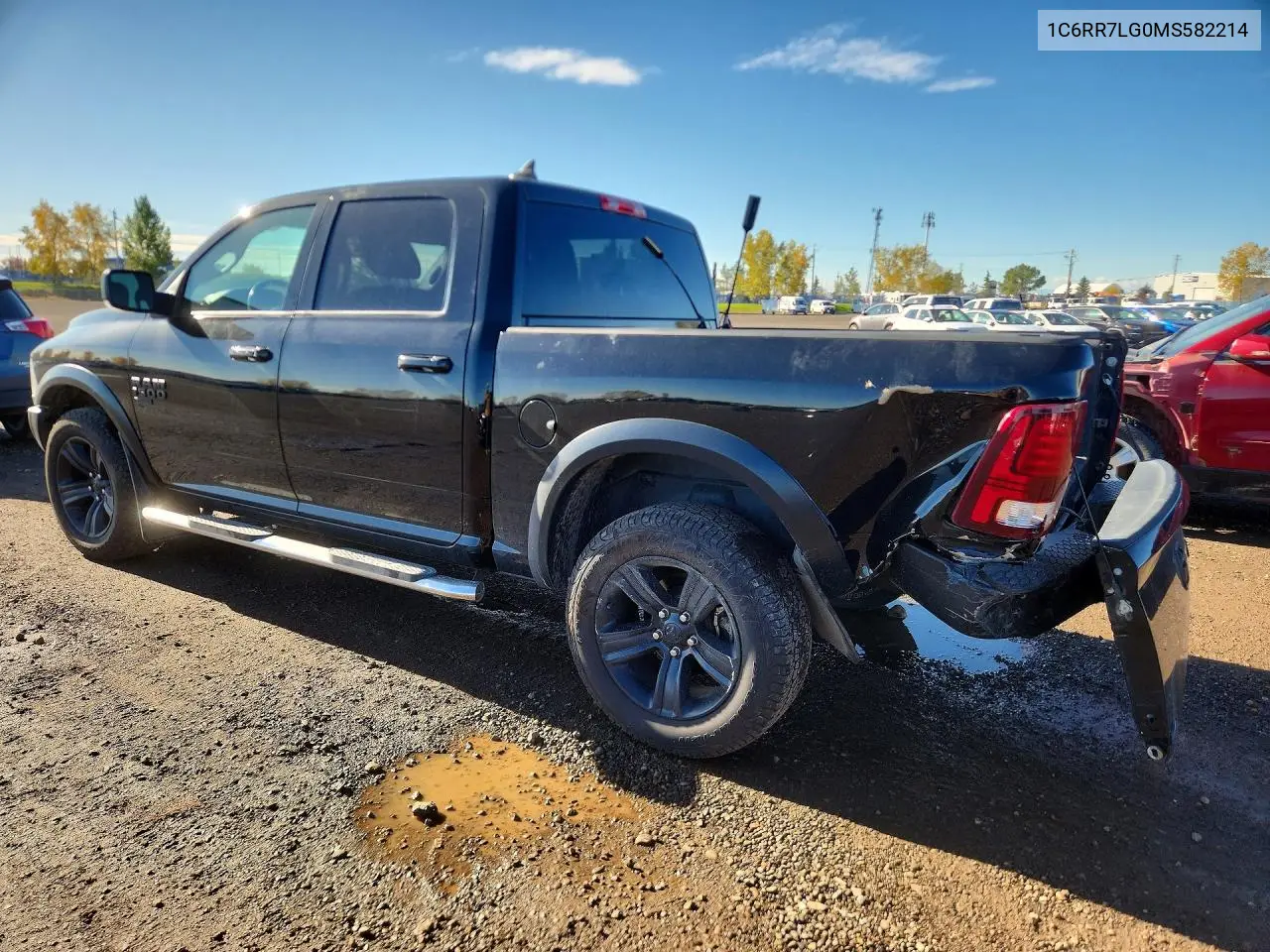 2021 RAM 1500 VIN 1C6RR7LG0MS582214 — фото 2