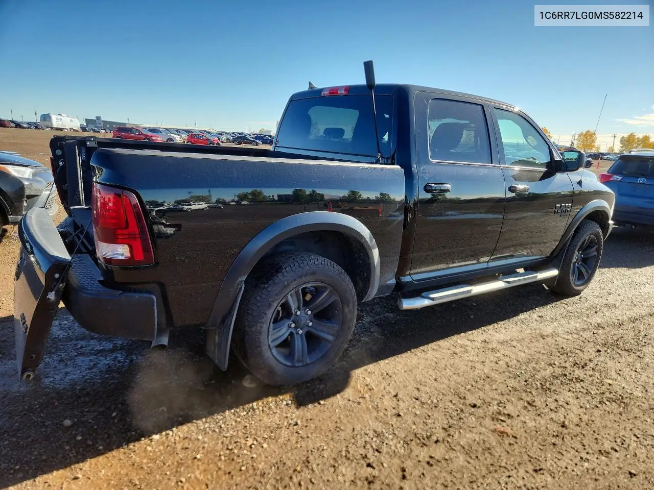 2021 RAM 1500 VIN 1C6RR7LG0MS582214 — фото 3