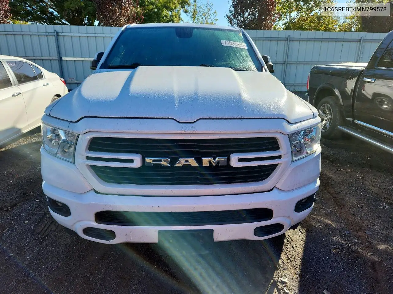 2021 RAM 1500 VIN 1C6SRFBT4MN799578 — фото 5