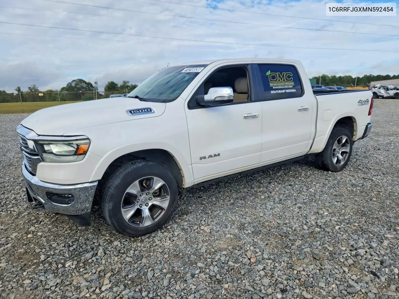 RAM 1500 2021, VIN 1C6RRFJGXMN592454