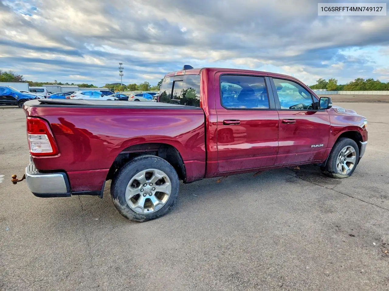 2021 RAM 1500 VIN 1C6SRFFT4MN749127 — фото 3