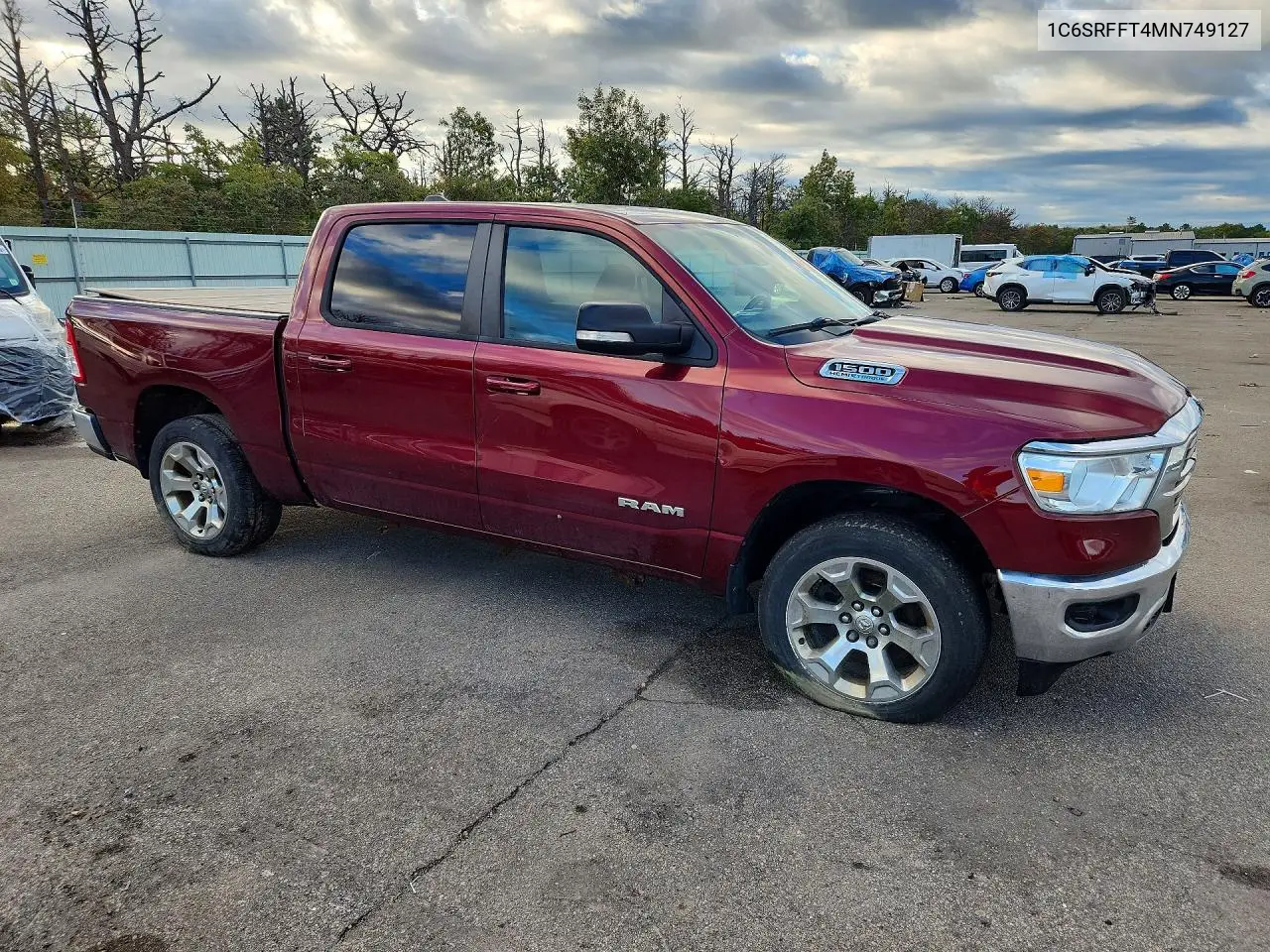 2021 RAM 1500 VIN 1C6SRFFT4MN749127 — фото 4